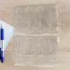 Papelería Flotada Empaque en Ampolla Mascota, Set de Bolígrafo y Tijeras Inserto en Ampolla, Necesidades Diarias Base Transparente de Ampolla Producción