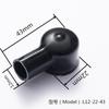 Tapa protectora de aislamiento para terminal de batería varias especificaciones manguito de goma para cable tipo tubo PVC blando funda ignífuga para batería