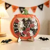Frasco de recompensas de Halloween, frasco de registro para aprender autodisciplina, manualidad de madera de puntos para niños, decoración del hogar, regalo de vacaciones
