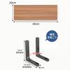 Estante de pared pared divisoria superficie de pared tablero de madera tablero de almacenamiento estante colgante pared tablero de una palabra soporte montado en la pared carga