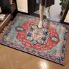 Tapete de Entrada Creativo Retro Transfronterizo Temu Felpa de Cristal Antideslizante Tapete para Pies con Tierra Alfombra de Entrada para el Hogar