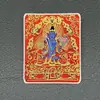 Xizang Lienzo Thangka Dorado Hecho a Mano Ocho Guardianes Benmingfo Zodiaco 12 Signos del Zodiaco Buda Portátil Lienzo Venta al por Mayor