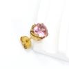 Aretes de Flor Giratoria de Diamante Pequeños Frescos Estilo Japonés y Coreano para Mujer Ins Nicho Gama Alta Versátiles Elegantes Joyería para Orejas de Acero de Titanio