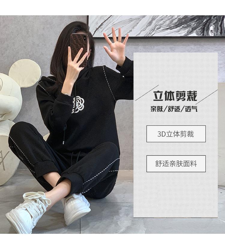 跨境淘货源2023秋季新款街头潮流减龄小个子爆款欧货网红款运动套装休闲运动气质休闲时尚流行新款秋装秋装女装时尚套装套装女装秋季套装女套装女女士运动服女装两件套套装卫衣套装休闲套装秋季套装女装时尚套装盐系休闲套装女装2023