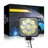 DxzTaxa Não IncluídaLuz de Trabalho LED Modelo Quadrado Mini com 9 Luzes 27W Luz Auxiliar Farol Holofote Lanterna de Cabeça