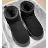 Botas de nieve para mujer con suela gruesa y antideslizante, nuevo estilo invierno 2026, diseño sin cordones, forradas de felpa y engrosadas para abrigar, botas de algodón para la nieve
