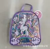 Mochila de Unicórnio Atacado PVC Iridescente Transparente Infantil Comércio Exterior Moderna Leve Impermeável para Jardim de Infância