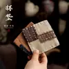 Posavasos de Algodón y Lino, Paños Suaves Absorbentes Hechos a Mano, Parches para Tetera y Taza de Té de Mesa para el Hogar, Tapetes de Aislamiento Térmico, Accesorios para Ceremonia del Té