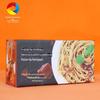 Caixa de embalagem de alimentos pré-fabricada caixa de papelão para espaguete caixa de embalagem para viagem caixa de papelão para macarrão instantâneo caixa colorida para macarrão caixa de papelão para embalagem externa de macarrão