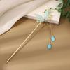 Novo Estilo Chinês Estilo Antigo Borboleta Hairpin Tassel Andando High-end Hairpin Novo Estilo Hairpin Hanfu Cheongsam Headwear Mulheres