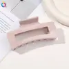 Qiyue Pinza para el Cabello de Silicona Suave Pinza Grande de Tiburón Seguridad Anticaída Accesorio de Cabello de Gama Alta Pasador para la Parte Posterior de la Cabeza Venta al por Mayor