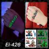 Ricklon Impermeable Fresco Racing Motocicleta Tatuaje Luminoso Pegatina Fiesta Nocturna Coche Tatuaje Pegatina Coche Luminoso