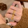 ¡Pesado! Anillo Iris Encaje Diamante Antiguo Medio Super Flash para Niñas Diseño Nicho Sentido de Lujo Ligero de Alta Gama