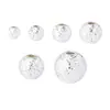 Novas Contas de Prata de Lei 925 Gelo Moído Contas Olho de Gato DIY Contas Soltas Contas Espaçadoras Acessórios Tecidos à Mão Pulseira Colar Contas de Prata