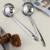 Conjunto de colher de sopa e escumadeira Guanghang 410 de aço inoxidável com cabo longo de 7cm, colher para panela quente, utensílios de cozinha domésticos espessados anti-queimaduras