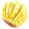 Amazon Más Vendido Transfronterizo Bufanda para la Cabeza de Ala Ancha para Mujer Cuidado del Cabello Postparto Gorro Redondo de Satén de Doble Capa Extra Grande para Dormir