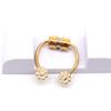 Anillo nasal de acero inoxidable con imán de flor pequeña transfronterizo de Gaibei Europa y Estados Unidos, anillo nasal sin perforación, joyería con clip nasal Huaxing