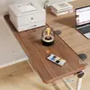 Placa de extensión de escritorio, uso en oficina, no requiere taladro, panel de mesa extensible, soporte de brazo plegable, bandeja para teclado