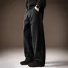 Pantalones Casuales de Peso Pesado Estilo Retro Americano de Gama Alta para Hombre, Nuevo Estilo de Invierno, Pantalones de Calle con Retazos, Holgados, Pierna Recta, Estilo Workwear