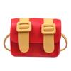 Bolsa Infantil 2022 Verão Nova Bolsa Transversal Contraste de Cores Mini Bolsa Cambridge Moda Versátil Bebê Princesa Bolsa Pequena