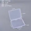 Caja de embalaje rectangular de plástico transparente, caja de exhibición de herramientas de ferretería, caja de embalaje para artículos pequeños, caja de almacenamiento de cuentas y botones