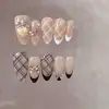 Accesorios para Uñas de Aleación con Forma de Moño Popular en Internet Versátil Moño para la Punta del Dedo Accesorios Decorativos Portátiles para Uñas