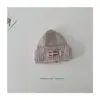 Nuevo Suéter de Punto para Niños de Invierno, Elegante Gorro de Lana con Logo de Letra, Gorro de Punto Cálido para Exteriores para Bebés Niños y Niñas