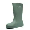 Protección Laboral Transfronteriza Botas de Lluvia de Caña Alta para Mujer Suela Oxford Antideslizante Zapatos de Goma Impermeables para Cocina Resistentes al Desgaste Zapatos de Agua