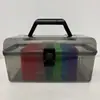 Ímãs Magnéticos Transparentes, Blocos Quadrados Magnéticos, Quebra-Cabeça Magnético Forte Seis Lados, Blocos de Construção Magnéticos, Peças Magnéticas