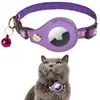 Collar para gatos con etiqueta de aire y protección contra explosiones, con posicionamiento impreso, funda protectora antipérdida.