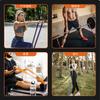 Faixa Elástica de Resistência Profissional para Yoga para Homens e Mulheres Fitness Esportes Treinamento de Força do Core Anel Bicolor Faixa Elástica Faixa de Resistência