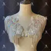 Abalorio de Pedrería con Borlas para Joyería, Vestido, Vestido de Novia, Accesorios de Diamante, Accesorios de Piel, Ropa de Espectáculo, Ropa de Baile, Accesorios