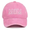 Gorra de Béisbol Bordada con Letra Mini para Papá y Mamá Nuevo Transfronteriza Amazon Protector Solar para Exteriores Gorra con Visera Familiar