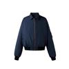 Chaqueta bomber de solapa estilo retro americano, abrigo corto, informal, para exteriores, estilo urbano, holgada, estilo béisbol.