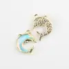 Colgante Pequeño de Delfín de Aleación y Resina Colgante DIY Collar Pulsera Pendientes Pendientes y Otros Accesorios de Joyería