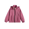 Chaqueta Cortavientos para Niñas de Primavera y Otoño con Diseño Nuevo de Bloques de Color, para Niños Mayores, Versátil y Moderna para Uso en el Campus