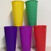 Fornecimento direto de fábrica original PP camada única 710ml grande capacidade plástico Sipe Cup Copo criativo estoque Certificação FDALGBF