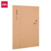 Caderno de Correção de Erros e Lição de Casa Deli Fb550 Papel Kraft para Alunos do Ensino Fundamental, Médio e Superior, Caderno Costurado Espessado
