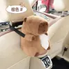 Caja de pañuelos para coche personalizada por el fabricante, dispensador de pañuelos creativo de peluche para coche, bolsa de pañuelos linda de dibujos animados