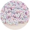 Cuentas redondas de ABS no porosas de 4-10 mm color mágico perla de imitación cuentas sueltas material para accesorios de cuentas hechos a mano DIY accesorios de ropa