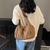 Bolso Bandolera Retro Simple Moda para Mujer Gran Capacidad Bolso Dumpling Ruiying Bolso de Hombro Casual Bolso de Clase para Estudiante Universitario Trendy