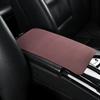 Almofada para Caixa de Apoio de Braço de Carro com Pelo Sintético Liso de Fábrica Conjunto de Caixa de Apoio de Braço Central de Carro Almofada de Cotovelo Universal de Pelúcia para Todas as Estações