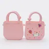 Venta Caliente Transfronteriza Bolsa de Silicona con Agujeros para Manualidades Caricatura Bolso de Playa para Niños Bolsa de Almacenamiento para Teléfono Móvil Venta Directa de Fábrica