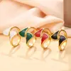 Nuevos Anillos de Moda con Personalidad Estilo Ins Europeo y Americano para Mujer, Acero Inoxidable de Moda Nicho Joyería de Alta Gama, Suministro de Fábrica