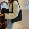 Bolsa Tote Estilo Coreano Grande Capacidade Cor Pura Satchel Simples Bolsa Sogra 2024 Bolsa de Ombro Moda Primavera Nova Bolsa Feminina