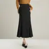 Nueva falda versátil elegante y con estilo para ir al trabajo 2026 otoño cintura alta adelgazante transpirable larga de sirena