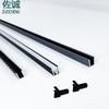 Luz Lineal Embebida LED Canaleta de Aluminio Pantalla de Lámpara de Silicona 6*9 Canaleta de Luz Laminada Perfil de Aleación de Aluminio Carcasa