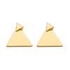Brincos de Gancho Triangulares Estilo Ins Europeu e Americano para Mulheres Design Criativo Minimalista Brincos Geométricos de Liga Brincos Transfronteiriços
