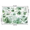 Atacado do Fabricante Transfronteiriço Novo Escandinavo Floresta Tropical Folha Verde Adesivos de Parede Sala de Estar Quarto Decoração Adesivos Ks6759