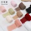 Cinta de Gasa de Nieve Famosa en Internet con Bordes Deshilachados para Ramilletes, Cinta para Envolver Flores del Día de San Valentín, Cinta para Lazos de Regalo al por Mayor